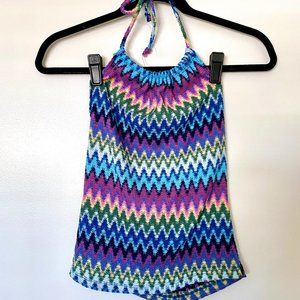 Psychedelic Rainbow Halter Top
